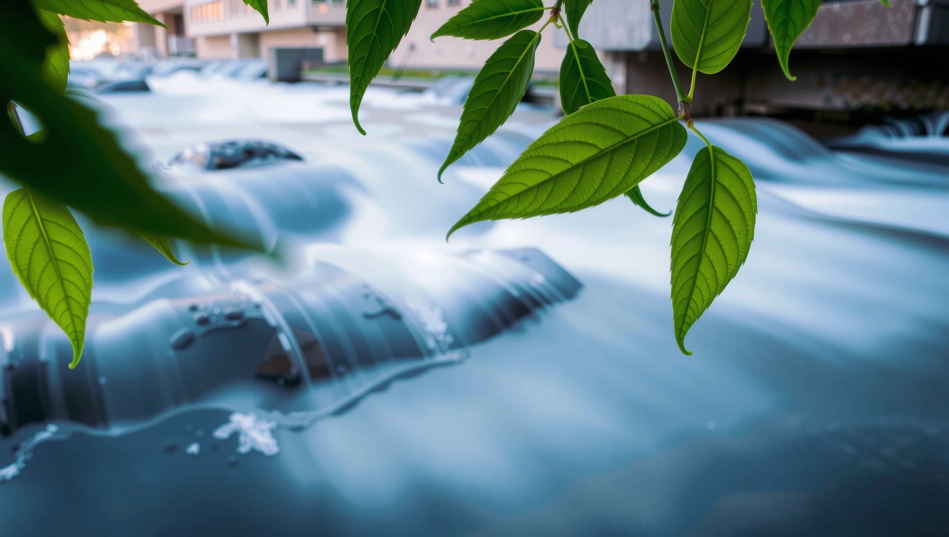 Fundal cu elemente naturale și heraldice, simbolizând forța și puritatea naturii